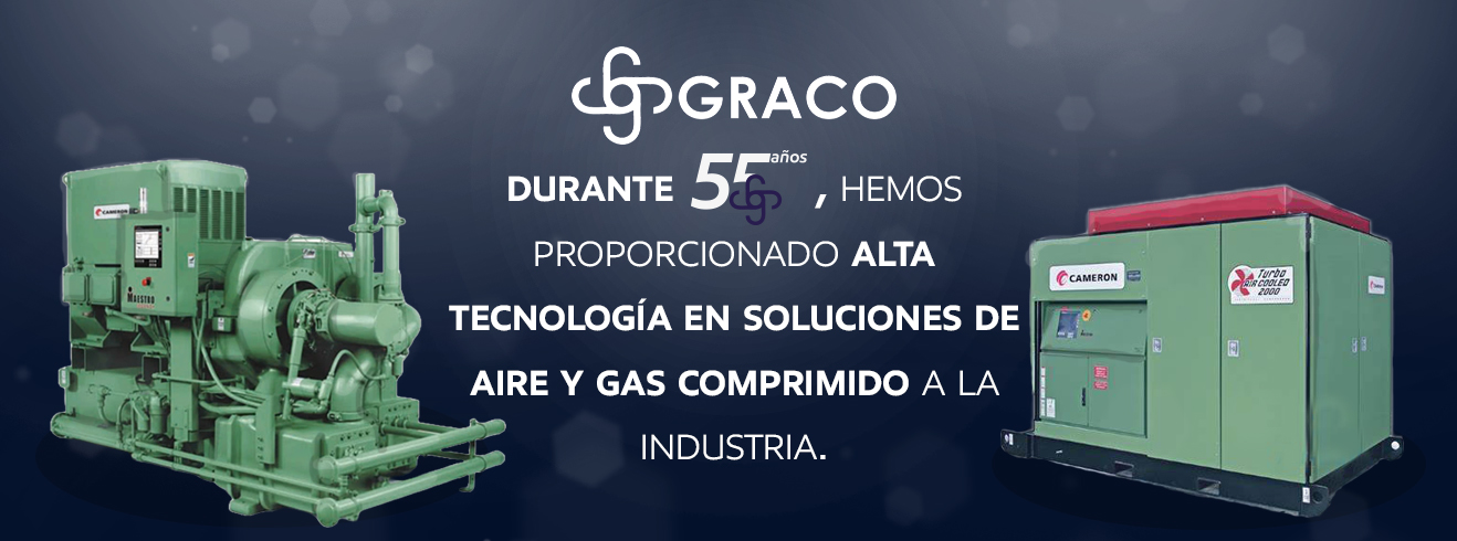 Graco Mexicana 55 años proporcionando soluciones de aire y gas comprimido